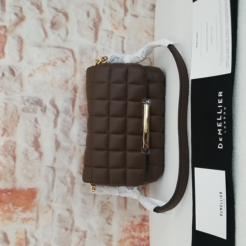 New  DeMellier Phoenix Quilted Leather Shoulder Bag